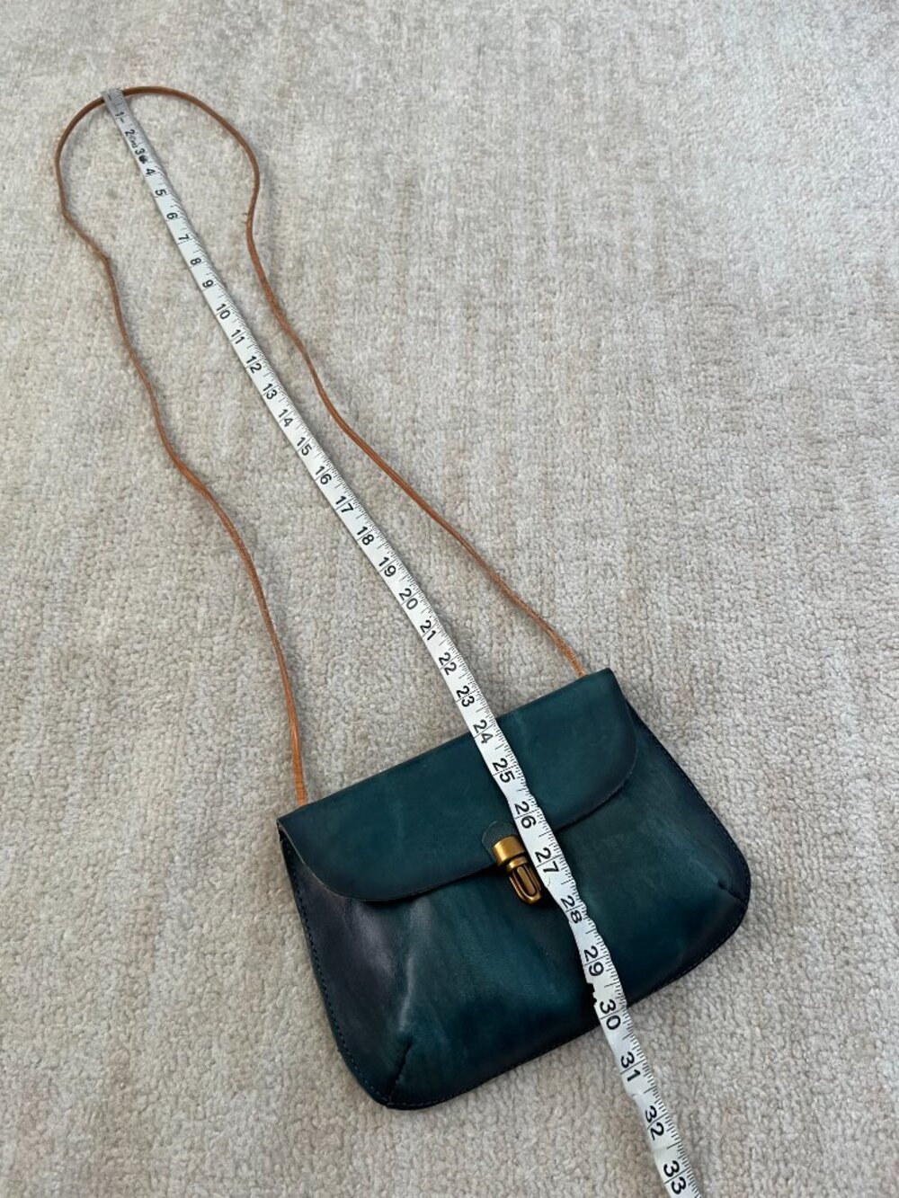 Old Trend Modern Vintage Leather Ada Mini Crossbody Purse Bag - Picture 9 of 12